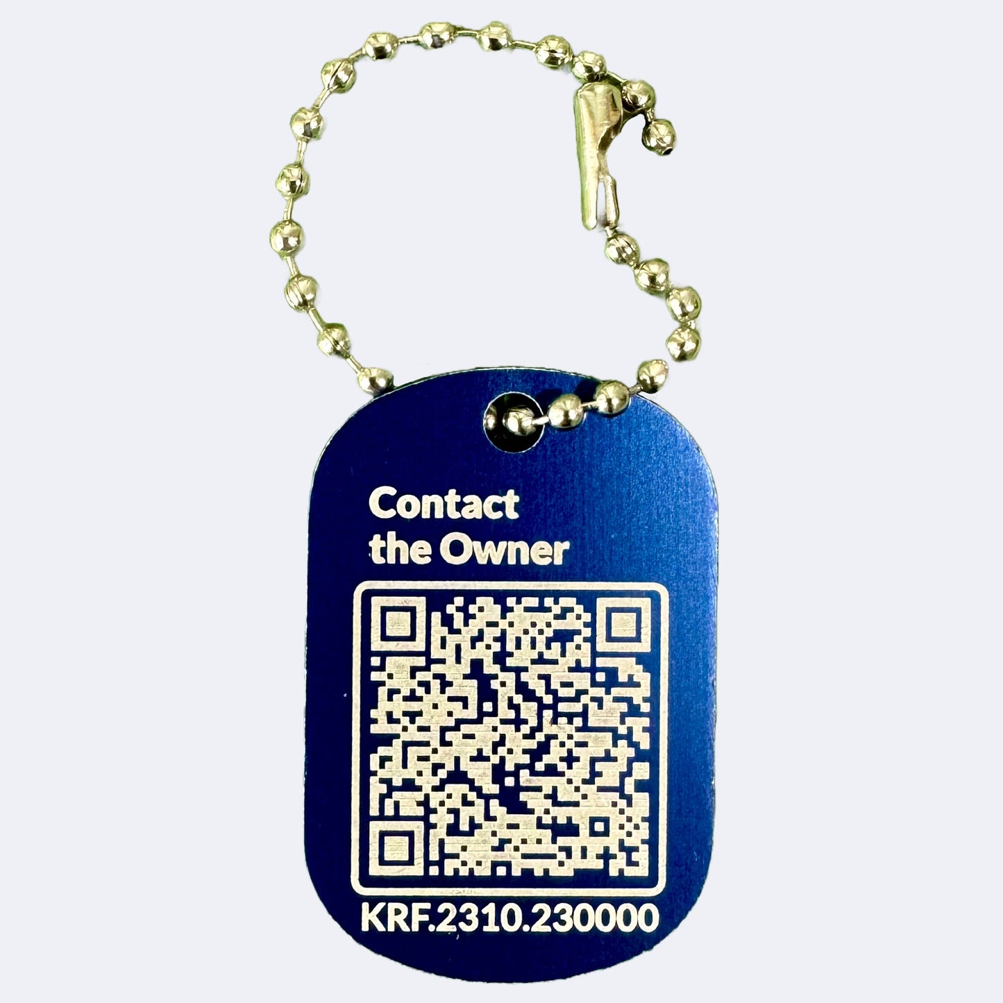 Tag QR Beeperlink na breloku, umożliwiający anonimowe powiadomienie o zagubionych kluczach, plecakach, torebkach 