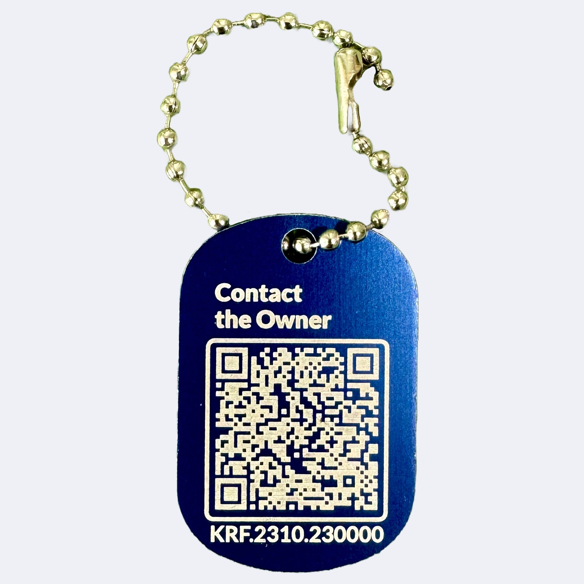 Tag QR Beeperlink na breloku, umożliwiający anonimowe powiadomienie o zagubionych kluczach, plecakach, torebkach 